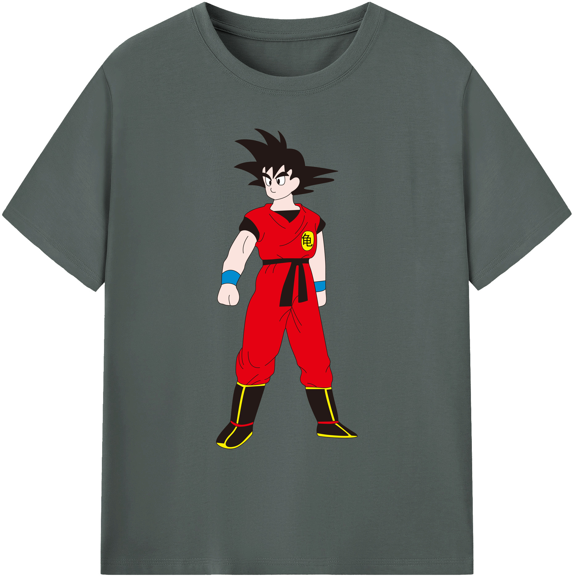 （画像用） ドラゴンボール 孫悟空（そん ごくう）Son Goku カカロット DRAGON BALL Kakarotto 綿100％ メンズ半袖Tシャツ｜肌触りやわらか＆通気性